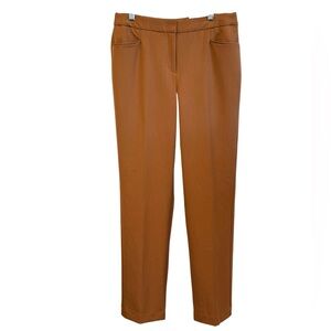 INC International Concepts Women's Pants Brown Tan Straight Leg Trousers Size 8